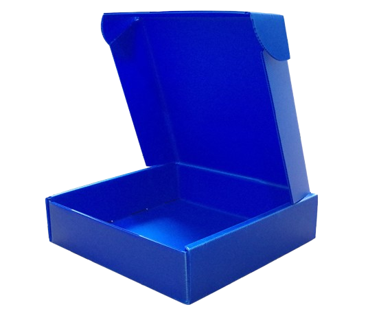 Corrugated Box Blue