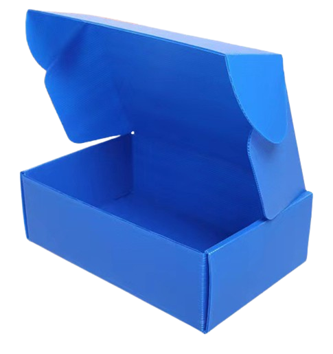 Corrugated box Blue