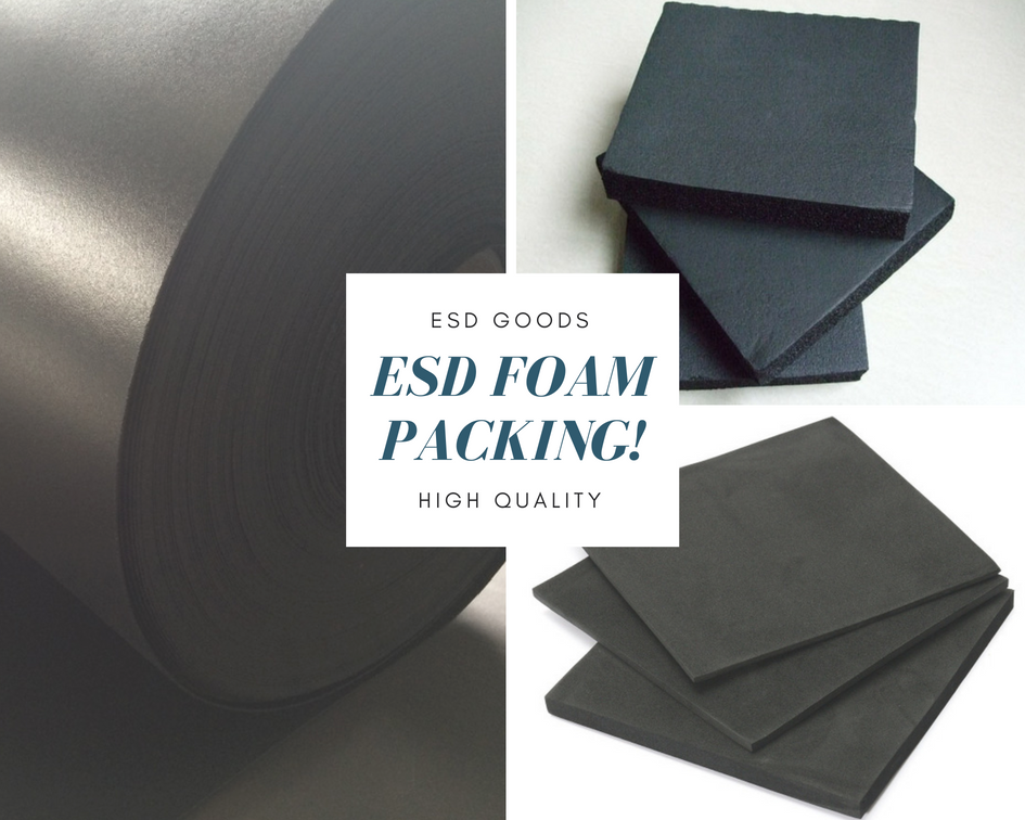 Black anti static ESD safe foam