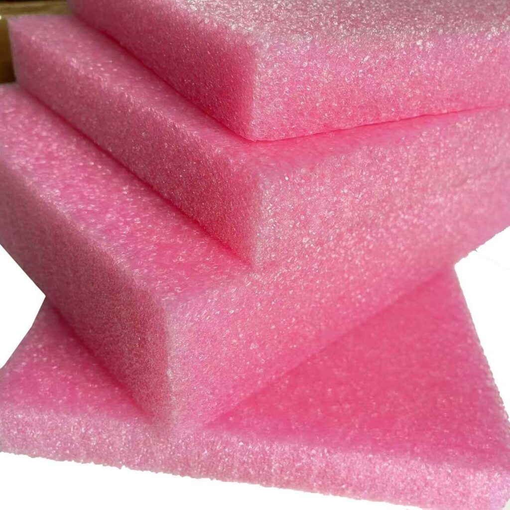 anti static pink foam