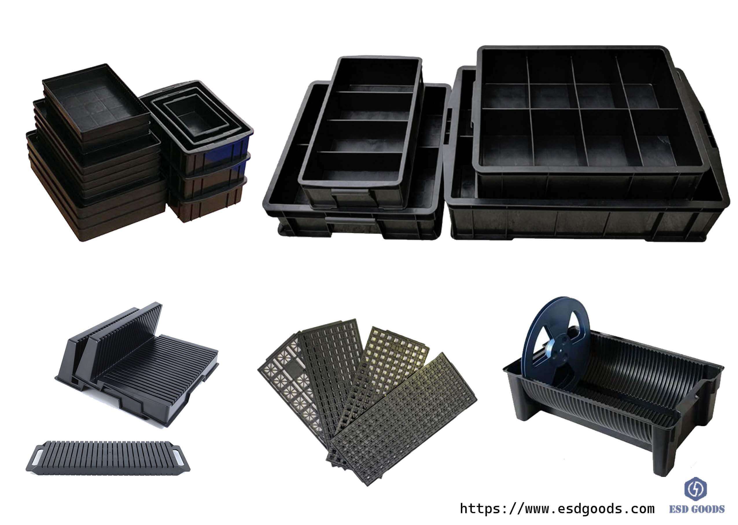 ESD PP Injection Molding Trays